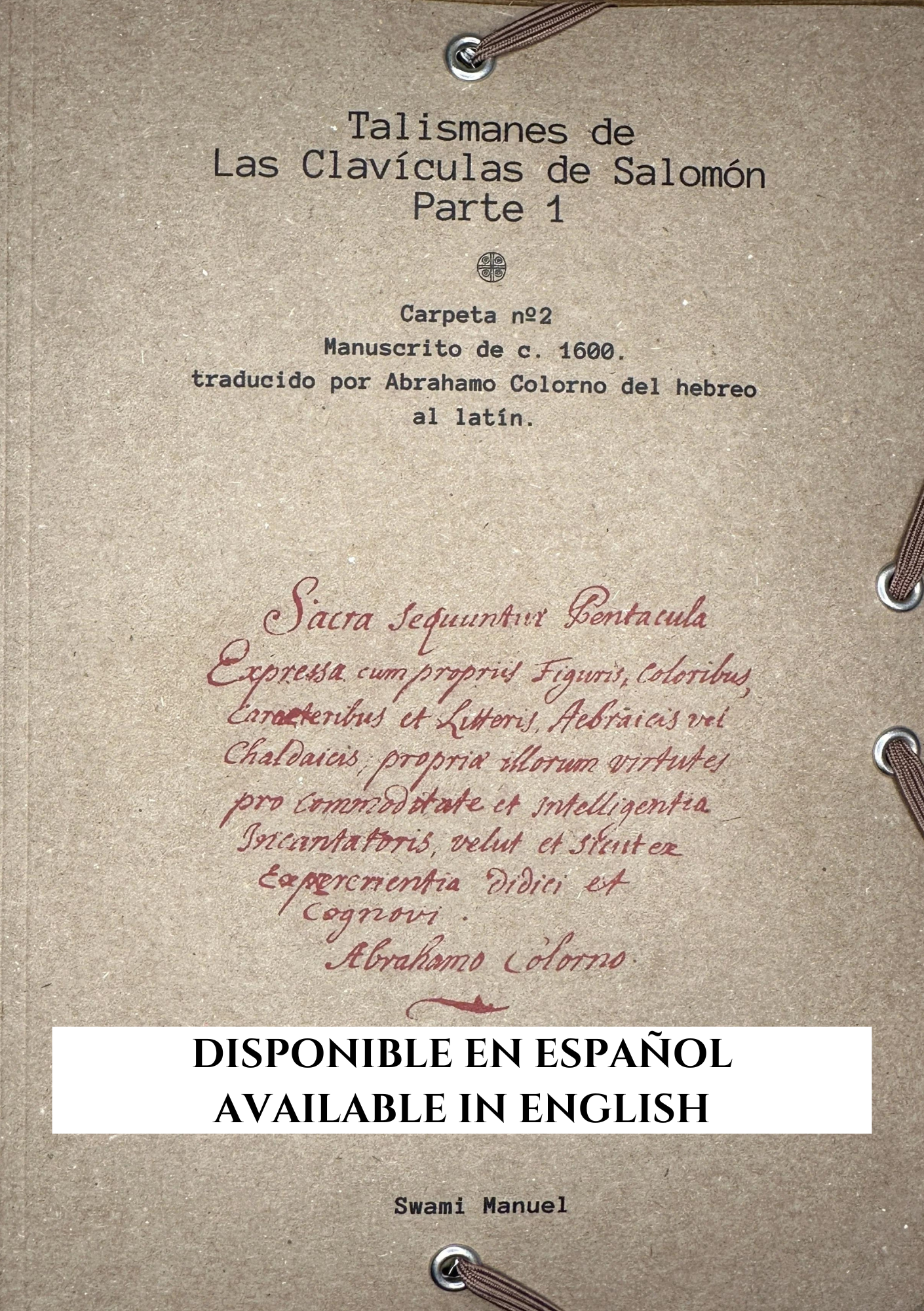 CARPETA #2 - MAGIA TALISMÁNICA - 21 TALISMANES DE LAS CLAVÍCULAS DE SALOMÓN