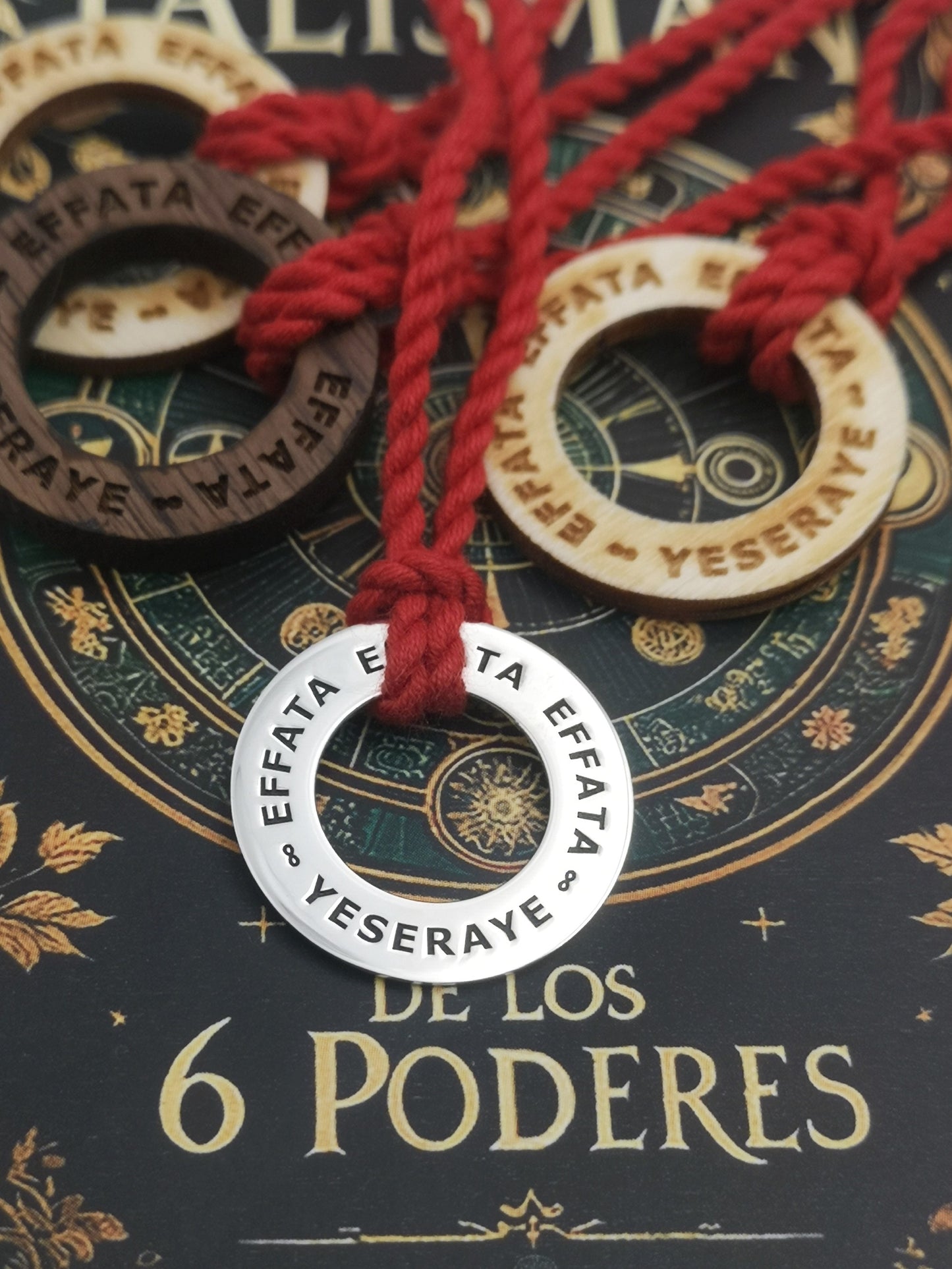 EDICIÓN LIMITADA - EL TALISMÁN DE LOS 6 PODERES - LIBRO + TALISMÁN DE PLATA + 3 TALISMANES